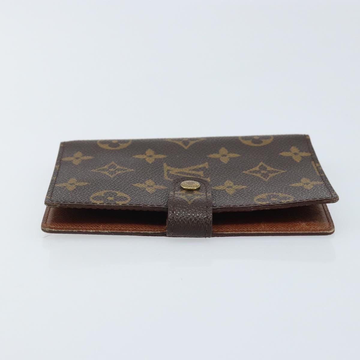 LOUIS VUITTON Monogram Agenda PM Day Planner Cover R20005 LV Auth BAZ314