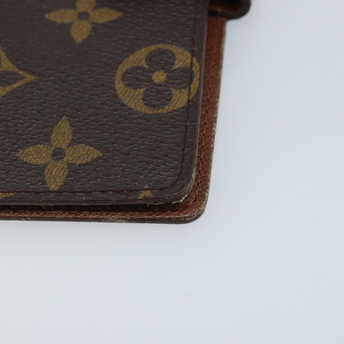 LOUIS VUITTON Monogram Agenda PM Day Planner Cover R20005 LV Auth BAZ314