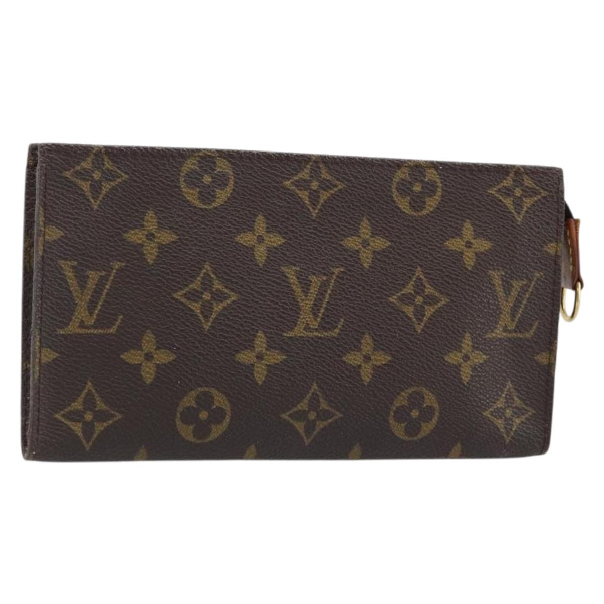LOUIS VUITTON Monogram Bucket GM Accessory Pouch LV Auth BAZ318