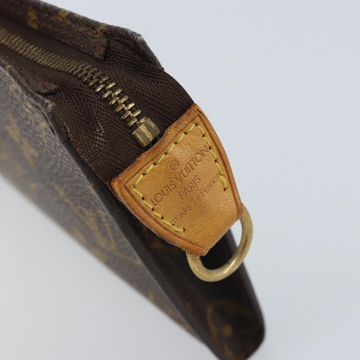 LOUIS VUITTON Monogram Bucket GM Accessory Pouch LV Auth BAZ320
