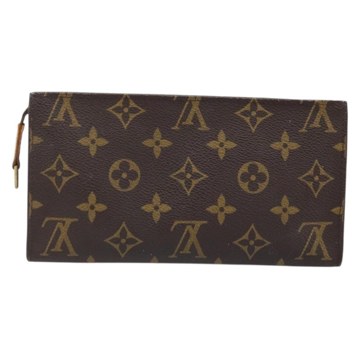 LOUIS VUITTON Monogram Bucket GM Accessory Pouch LV Auth BAZ320