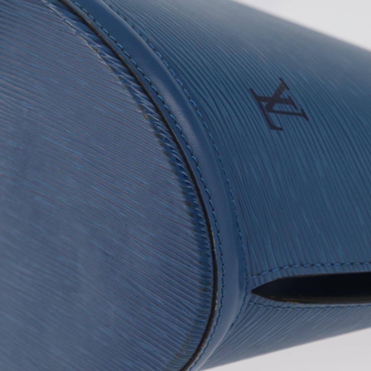 LOUIS VUITTON Epi Saint Jacques Shopping Shoulder Bag Blue M52275 LV Auth BAZ408
