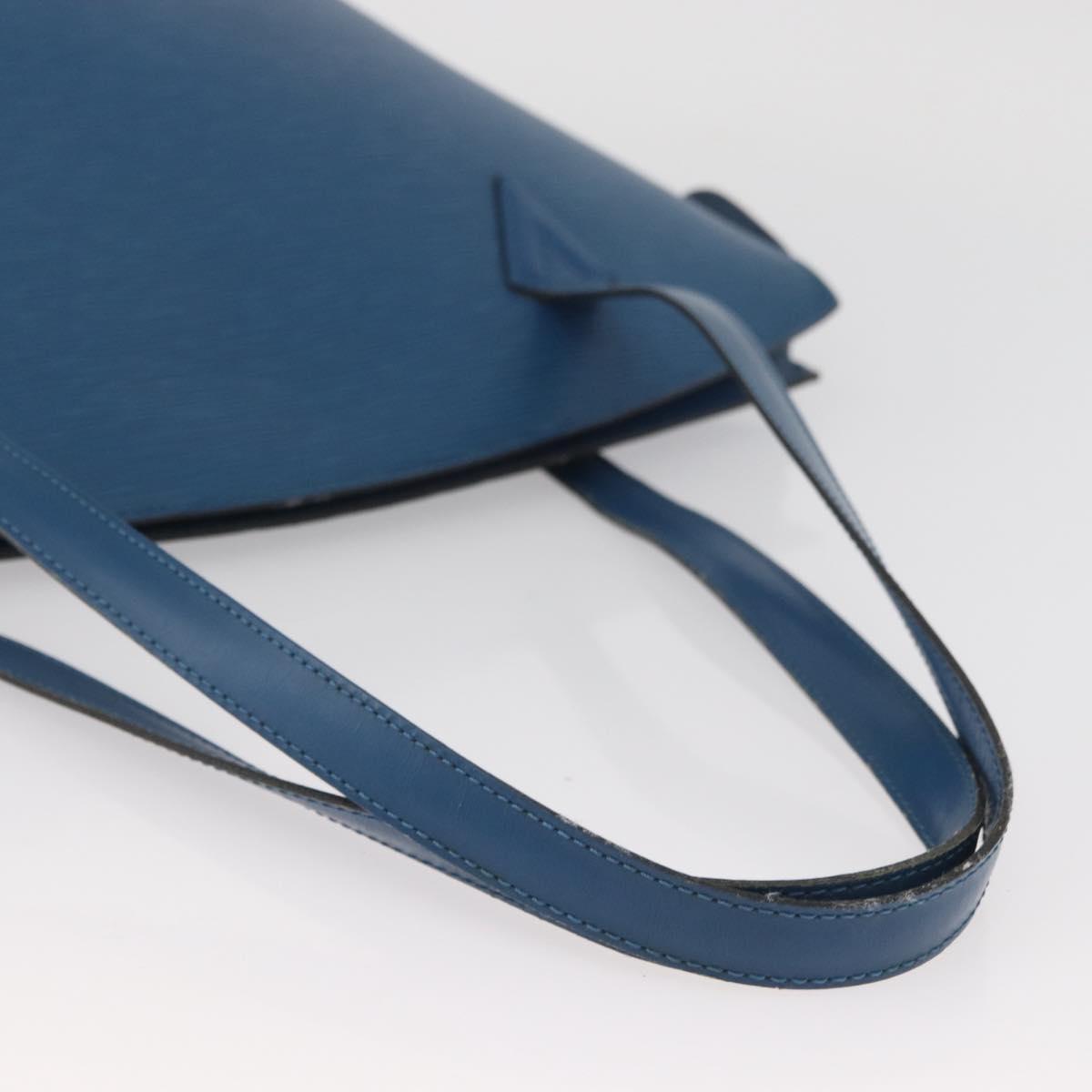 LOUIS VUITTON Epi Saint Jacques Shopping Shoulder Bag Blue M52275 LV Auth BAZ408