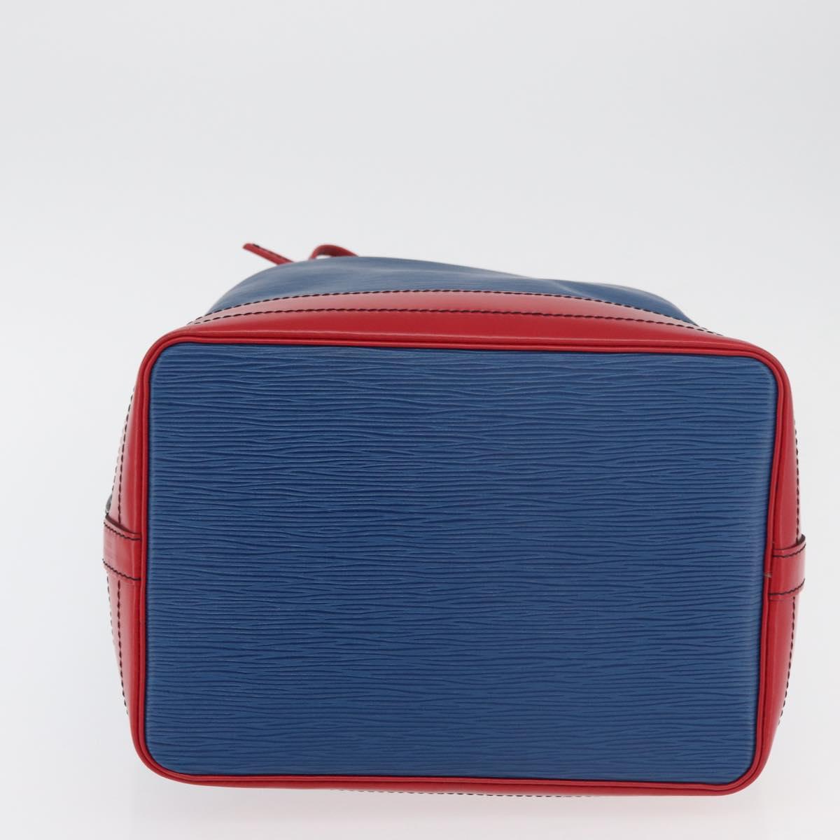 LOUIS VUITTON Epi Tricolor Noe Shoulder Bag Blue Red Green M44082 LV Auth BAZ411