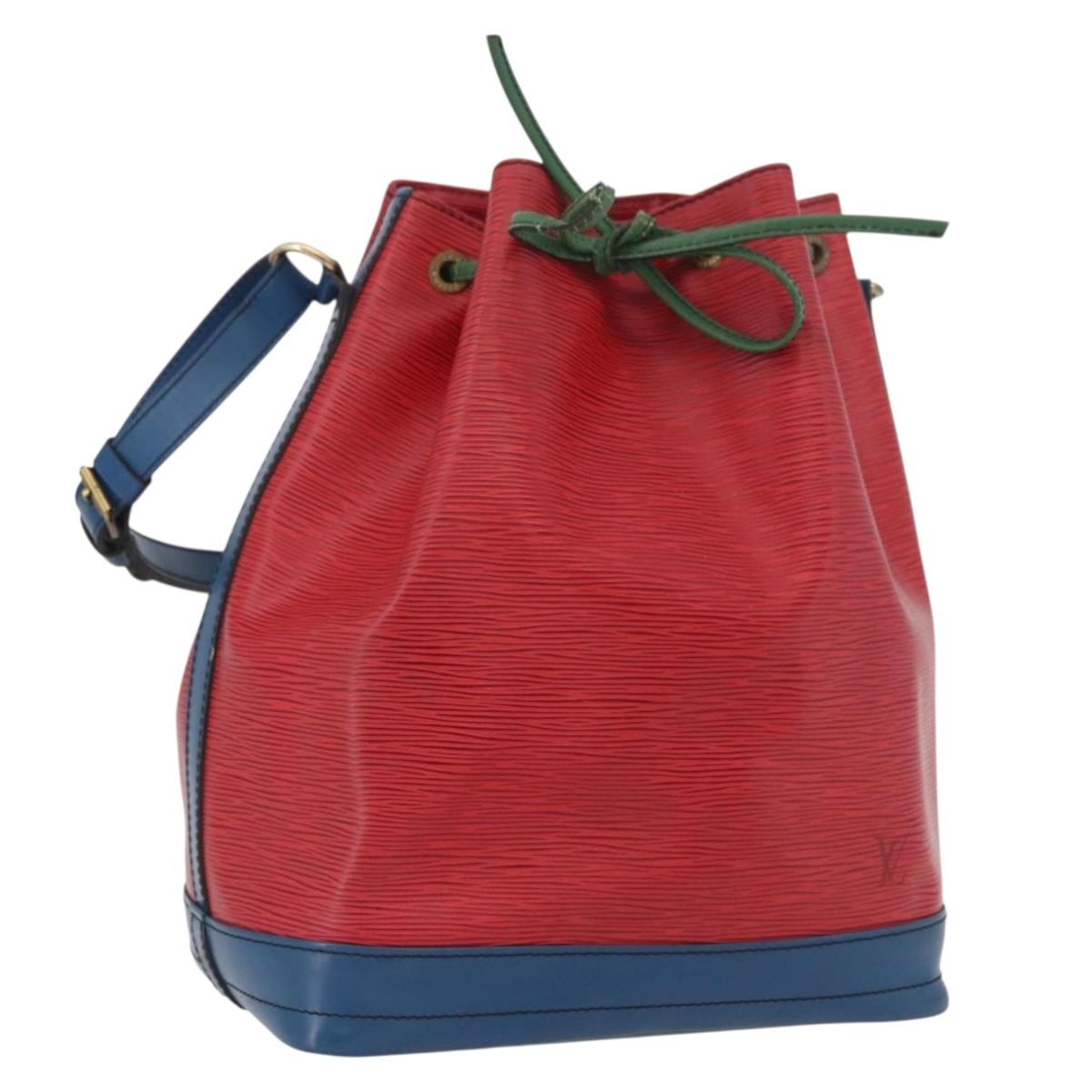 LOUIS VUITTON Epi Noe Shoulder Bag By color Red Blue M44084 LV Auth BAZ413A