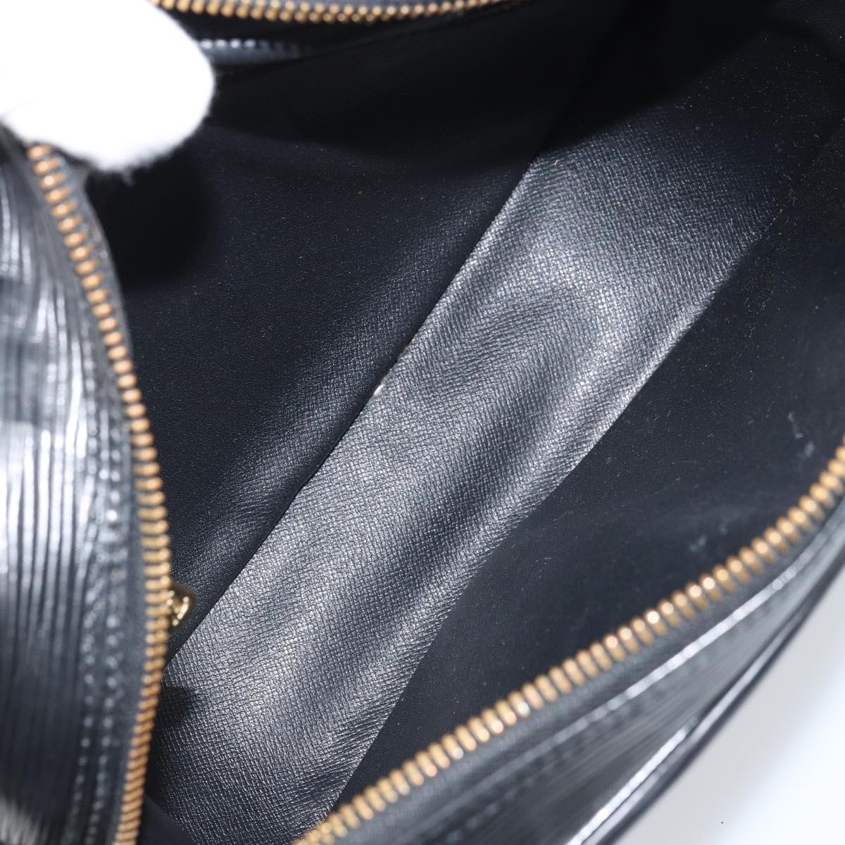 LOUIS VUITTON Epi Jeune Fille MM Shoulder Bag Black M52152 LV Auth BAZ421A