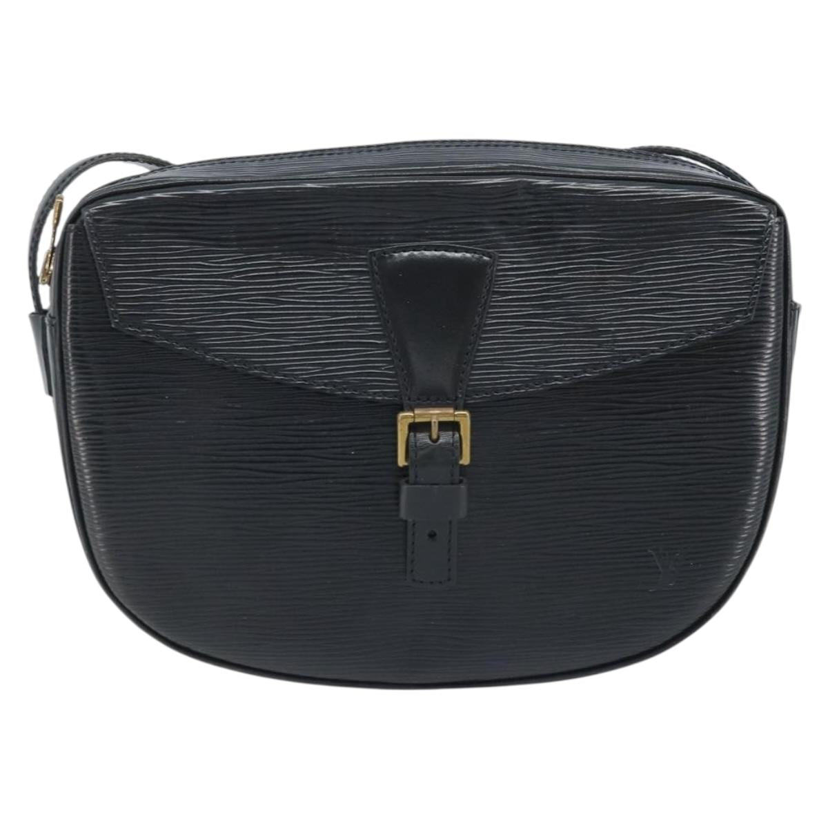 LOUIS VUITTON Epi Jeune Fille MM Shoulder Bag Black M52152 LV Auth BAZ421A