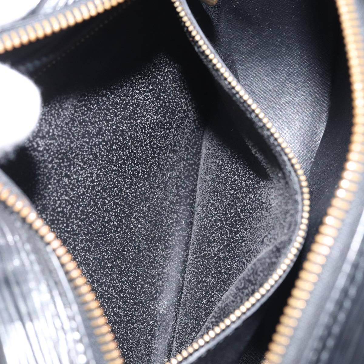 LOUIS VUITTON Epi Jeune Fille MM Shoulder Bag Black M52152 LV Auth BAZ421A