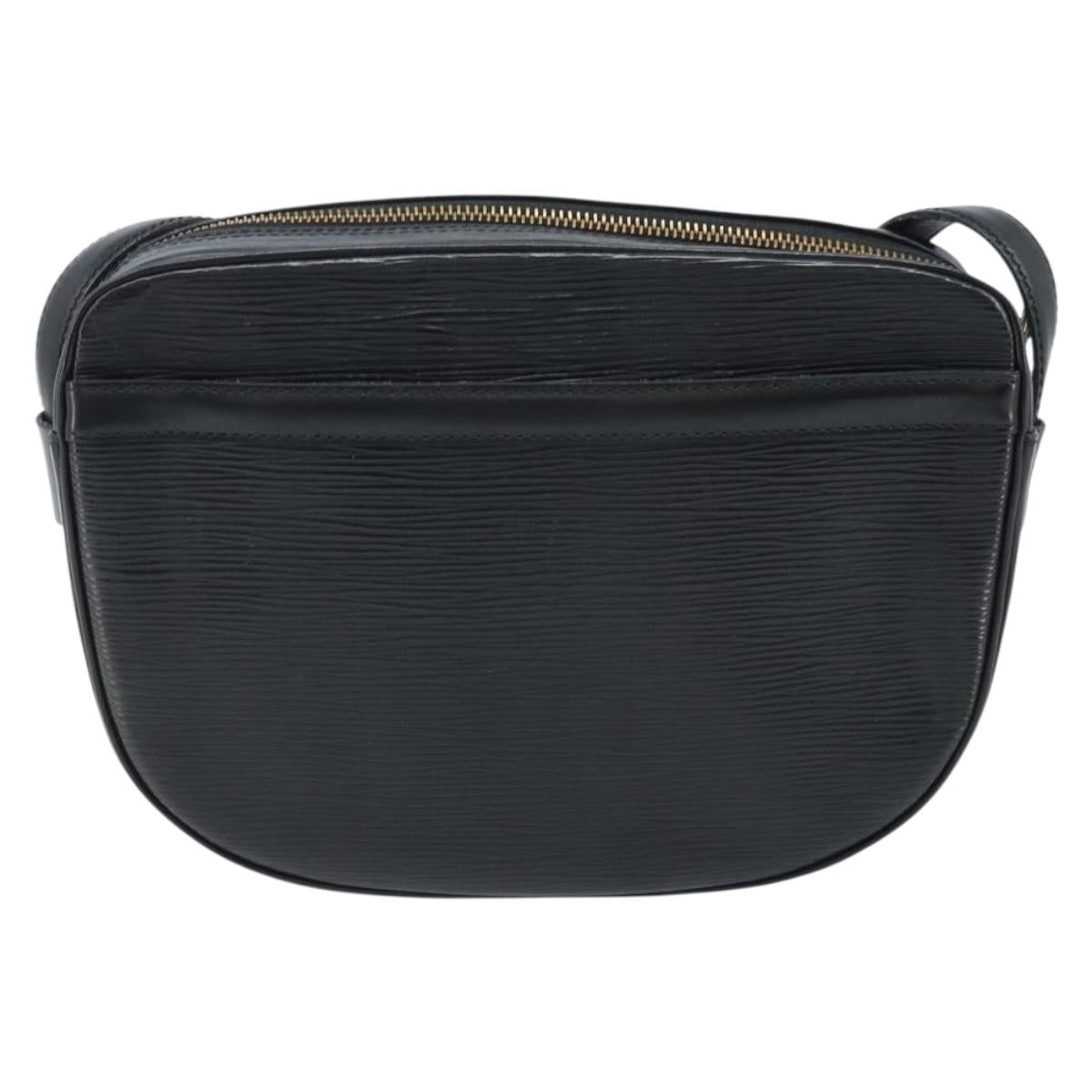 LOUIS VUITTON Epi Jeune Fille MM Shoulder Bag Black M52152 LV Auth BAZ421A