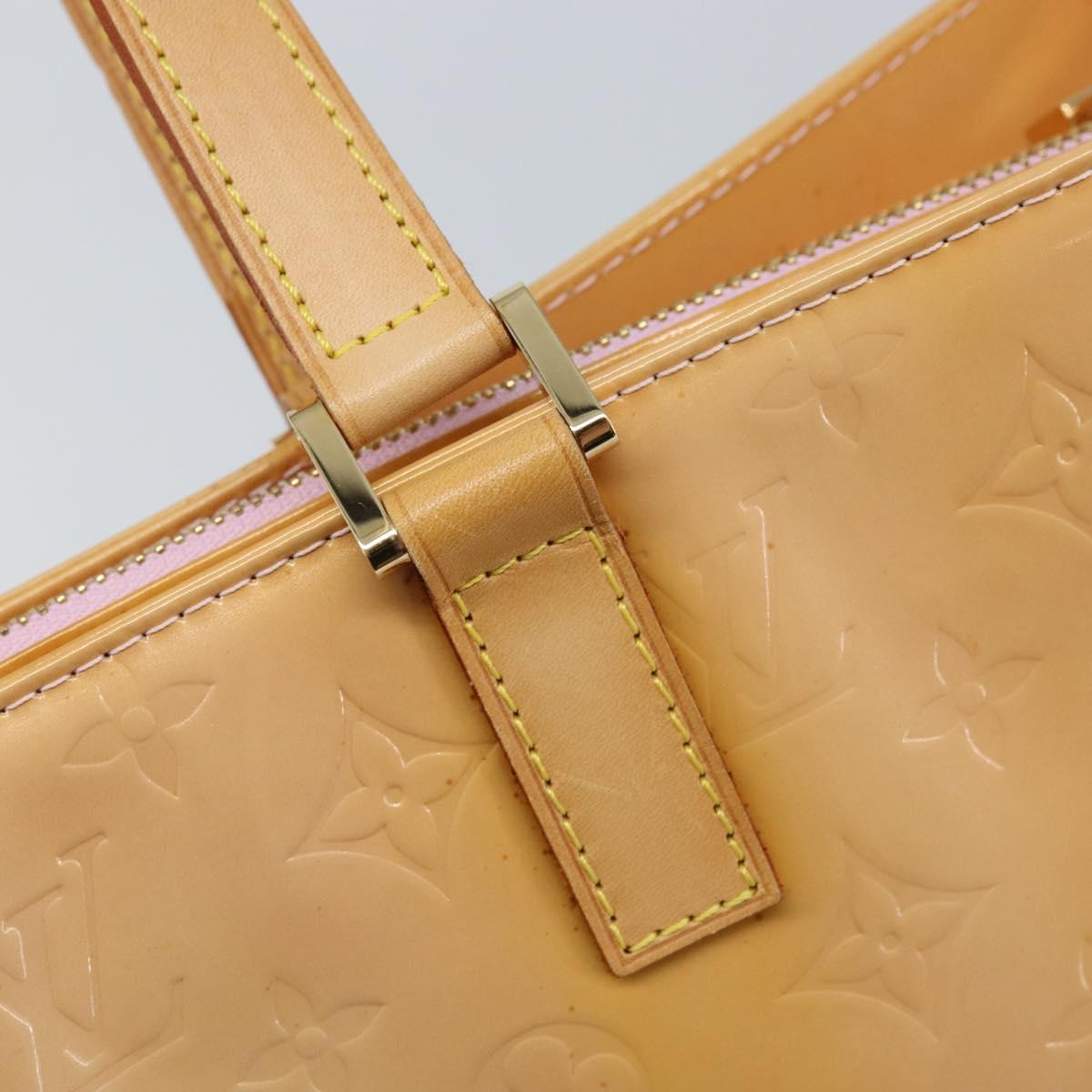 LOUIS VUITTON Monogram Vernis Columbus Bag Marshmallow Pink M91032 Auth BAZ428