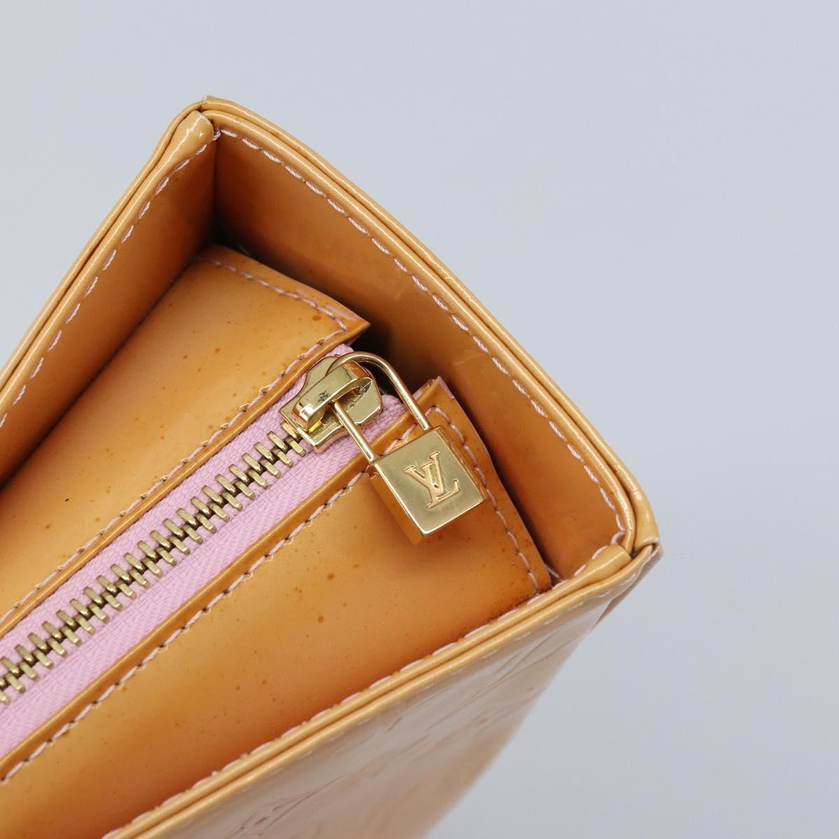 LOUIS VUITTON Monogram Vernis Columbus Bag Marshmallow Pink M91032 Auth BAZ428