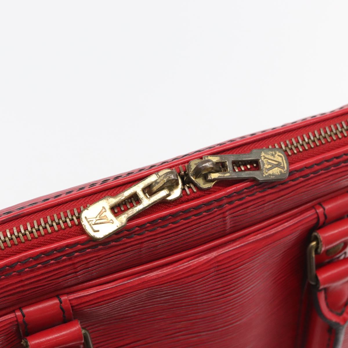 LOUIS VUITTON Epi Porte Documents Voyage Business Bag Red M54477 LV Auth BAZ449