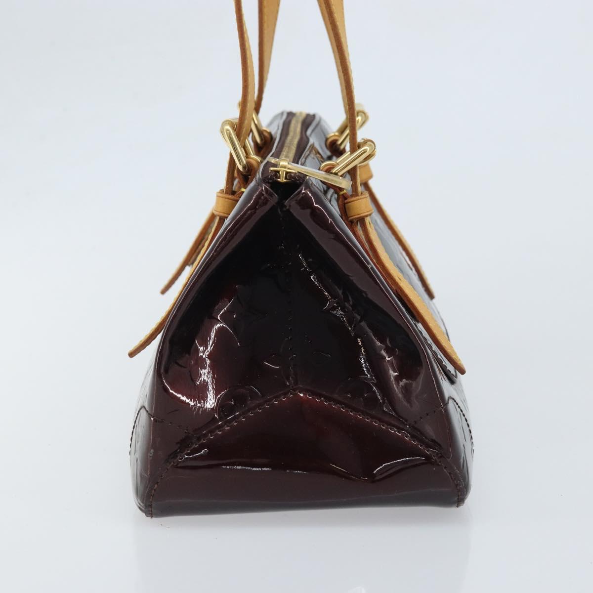 LOUIS VUITTON Monogram Vernis Rosewood Avenue Bag Amarante M93510 Auth BAZ457