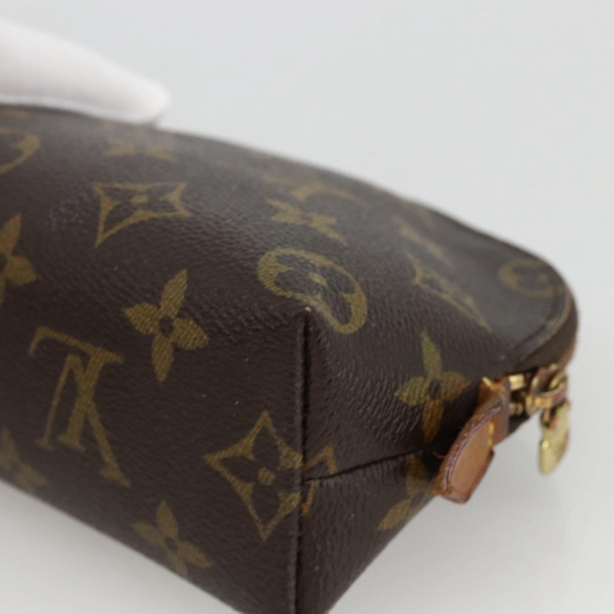 LOUIS VUITTON Monogram Pochette Cosmetic PM Pouch M43998 LV Auth BAZ462