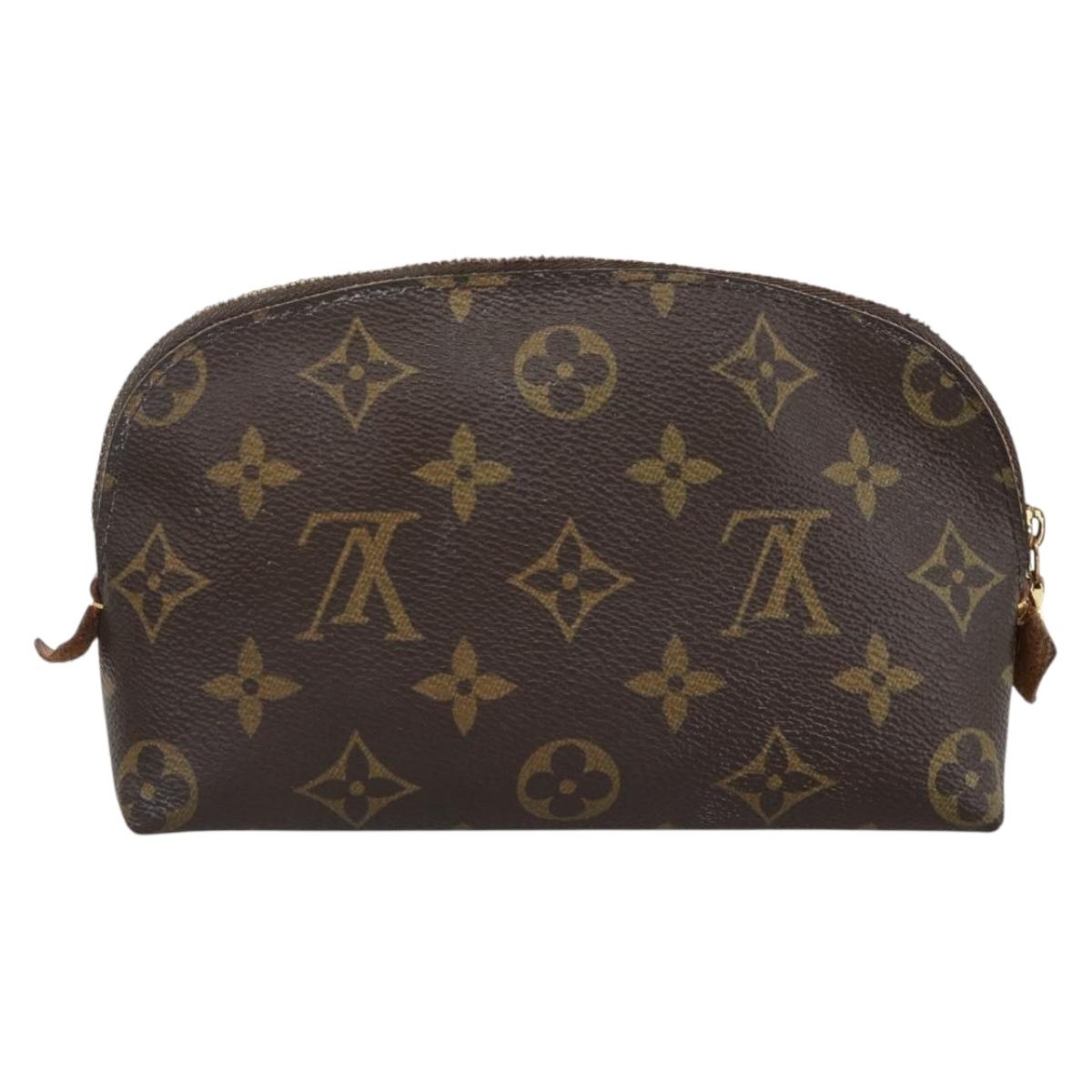 LOUIS VUITTON Monogram Pochette Cosmetic PM Pouch M43998 LV Auth BAZ462