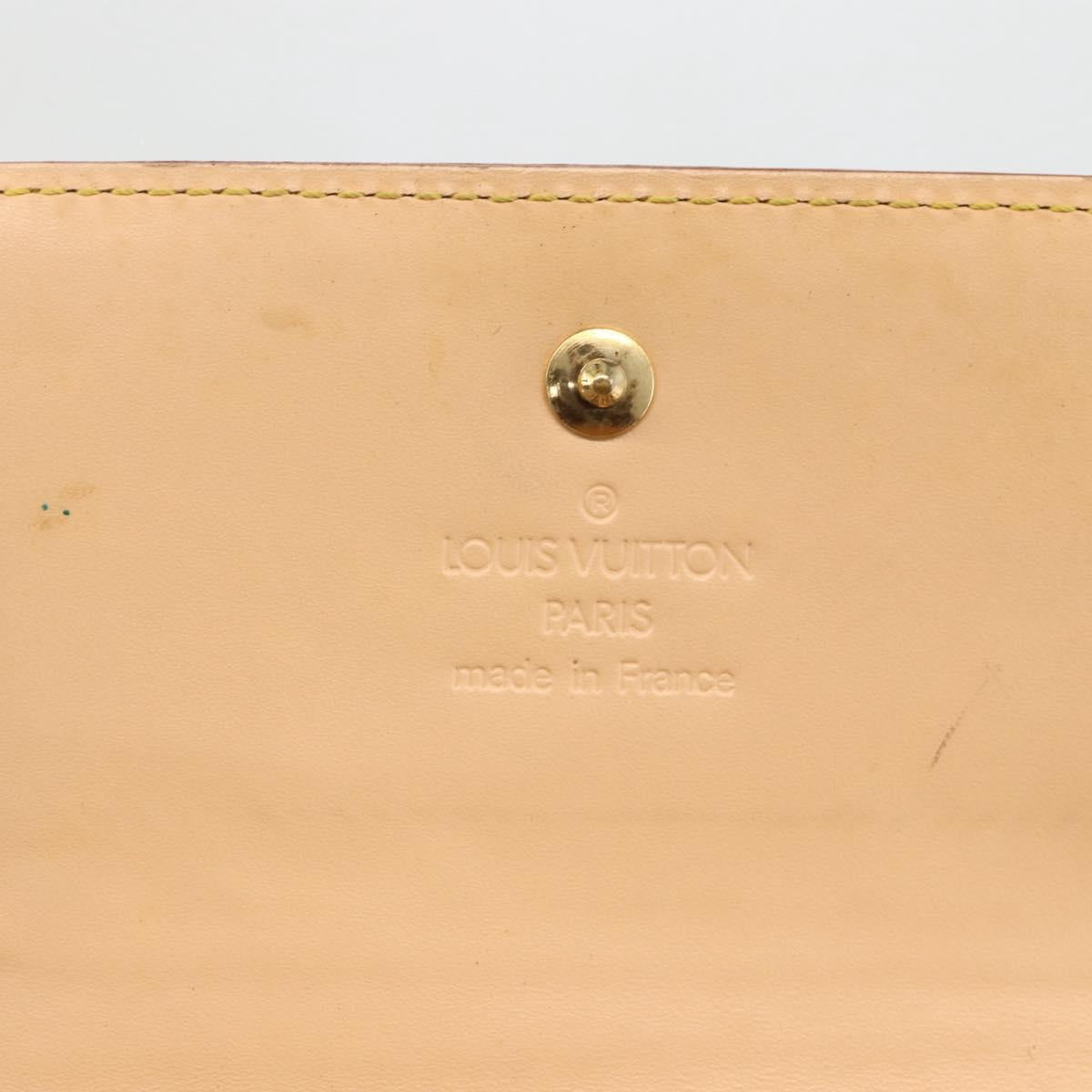 LOUIS VUITTON Multicolor Porte Monnaie Billets Cartes Credit M92983 Auth BAZ465