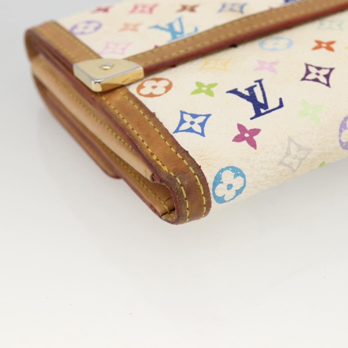 LOUIS VUITTON Multicolor Porte Monnaie Billets Cartes Credit M92983 Auth BAZ465