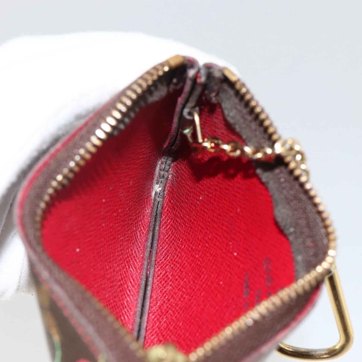 LOUIS VUITTON Monogram Cherry Pochette Cles Coin Purse M95042 LV Auth BAZ469A