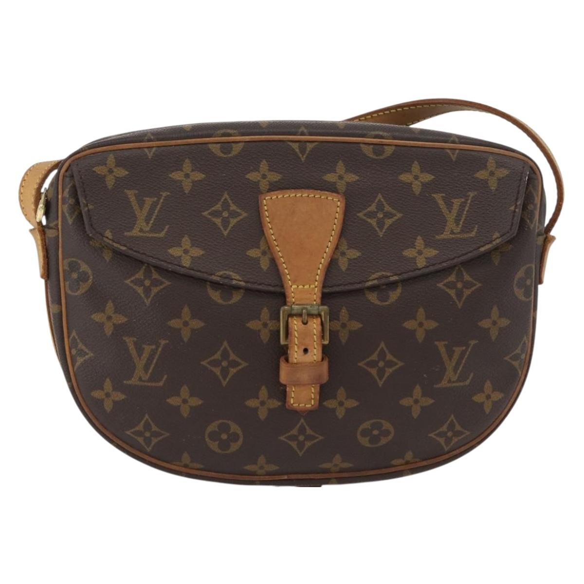 LOUIS VUITTON Monogram Jeune Fille MM Shoulder Bag M51226 LV Auth BAZ545