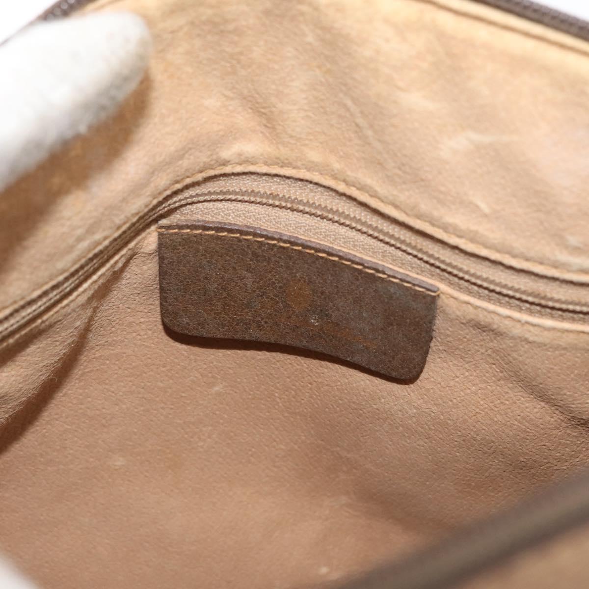 GUCCI GG Supreme Web Sherry Line Boston Bag PVC Beige Gold 40 02 006 Auth BAZ553