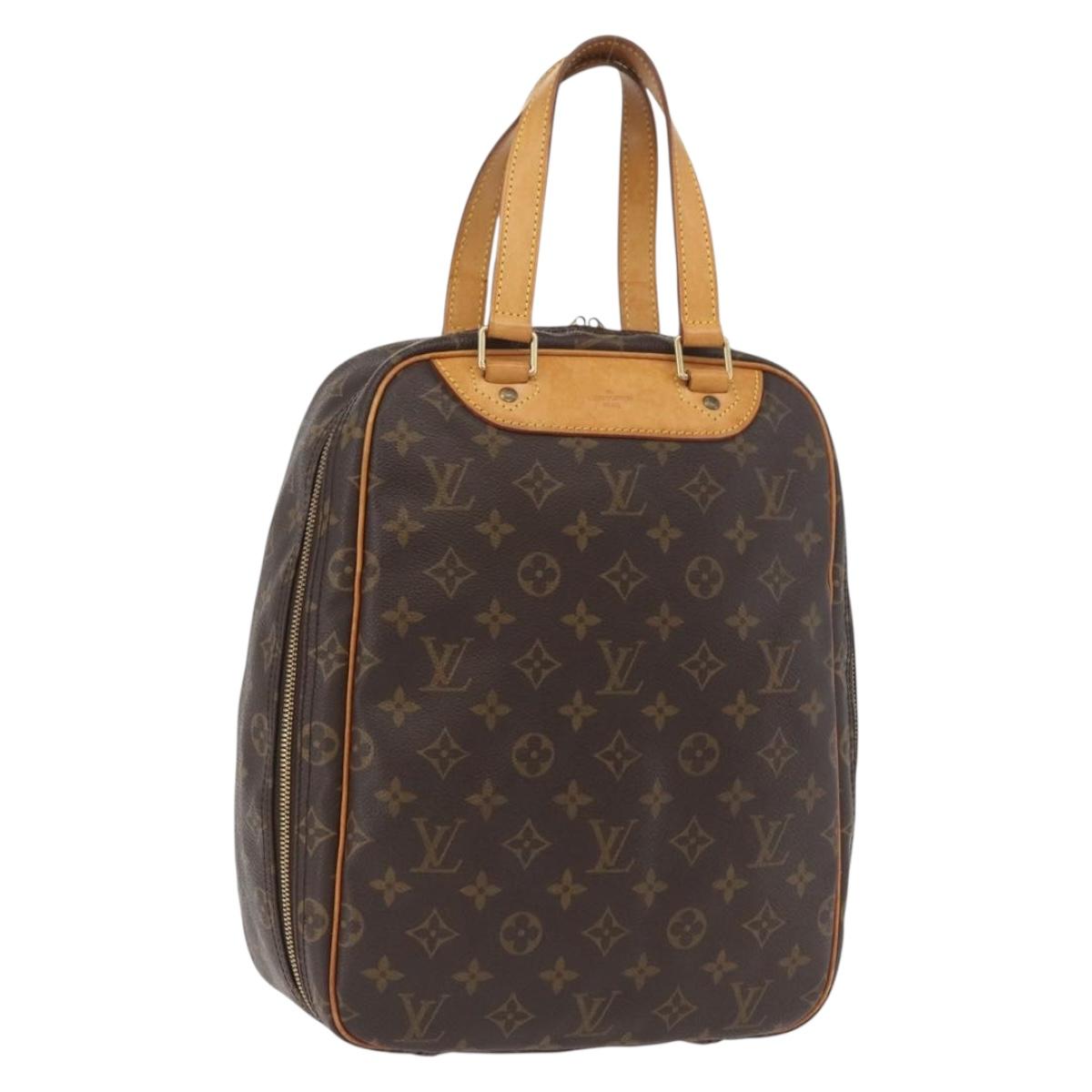 LOUIS VUITTON Monogram Excursion Hand Bag M41450 LV Auth BAZ587A