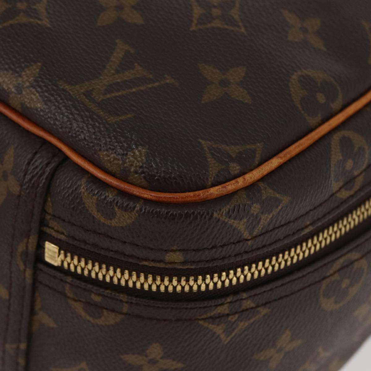 LOUIS VUITTON Monogram Excursion Hand Bag M41450 LV Auth BAZ587A