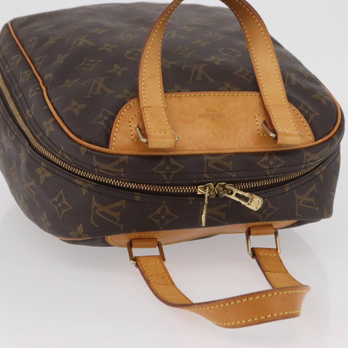 LOUIS VUITTON Monogram Excursion Hand Bag M41450 LV Auth BAZ587A