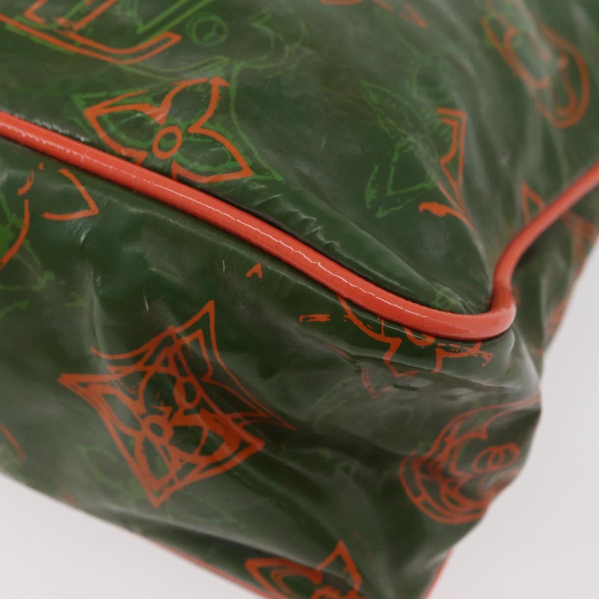 LOUIS VUITTON Monogram Bonbon Richard Prince Pochette Green M95748 Auth BAZ594A