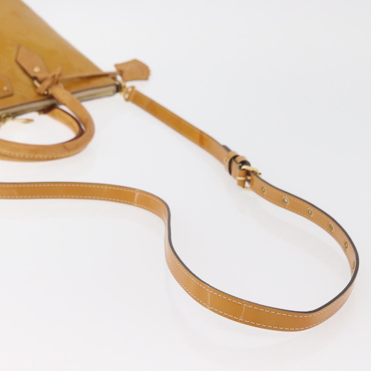 LOUIS VUITTON Vernis Montebello PM Hand Bag 2way Dunne M90167 LV Auth BAZ599