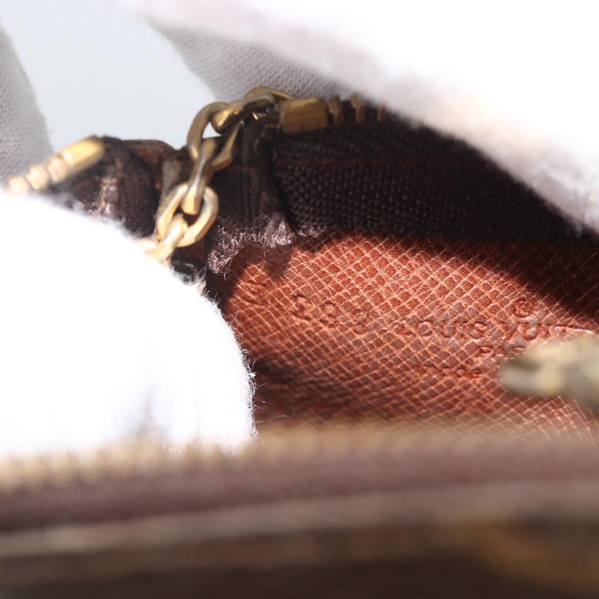 LOUIS VUITTON Monogram Pochette Cles Coin Purse M62650 LV Auth BAZ607