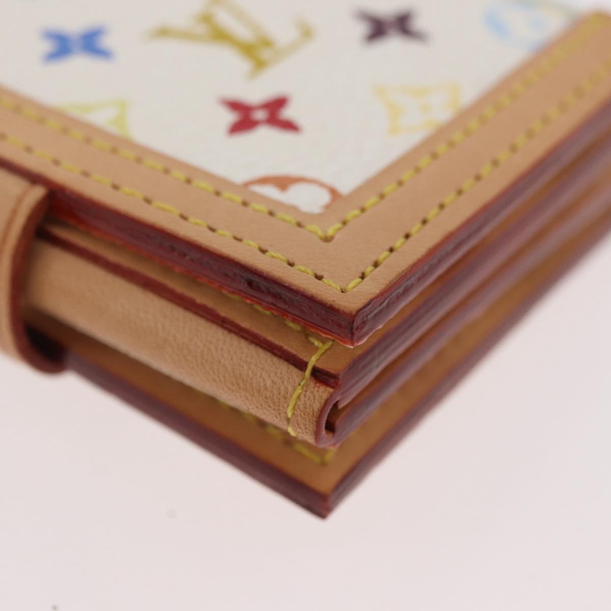 LOUIS VUITTON Multicolor Porto Photo 4 Vole Photo Case White M58005 Auth BAZ610V
