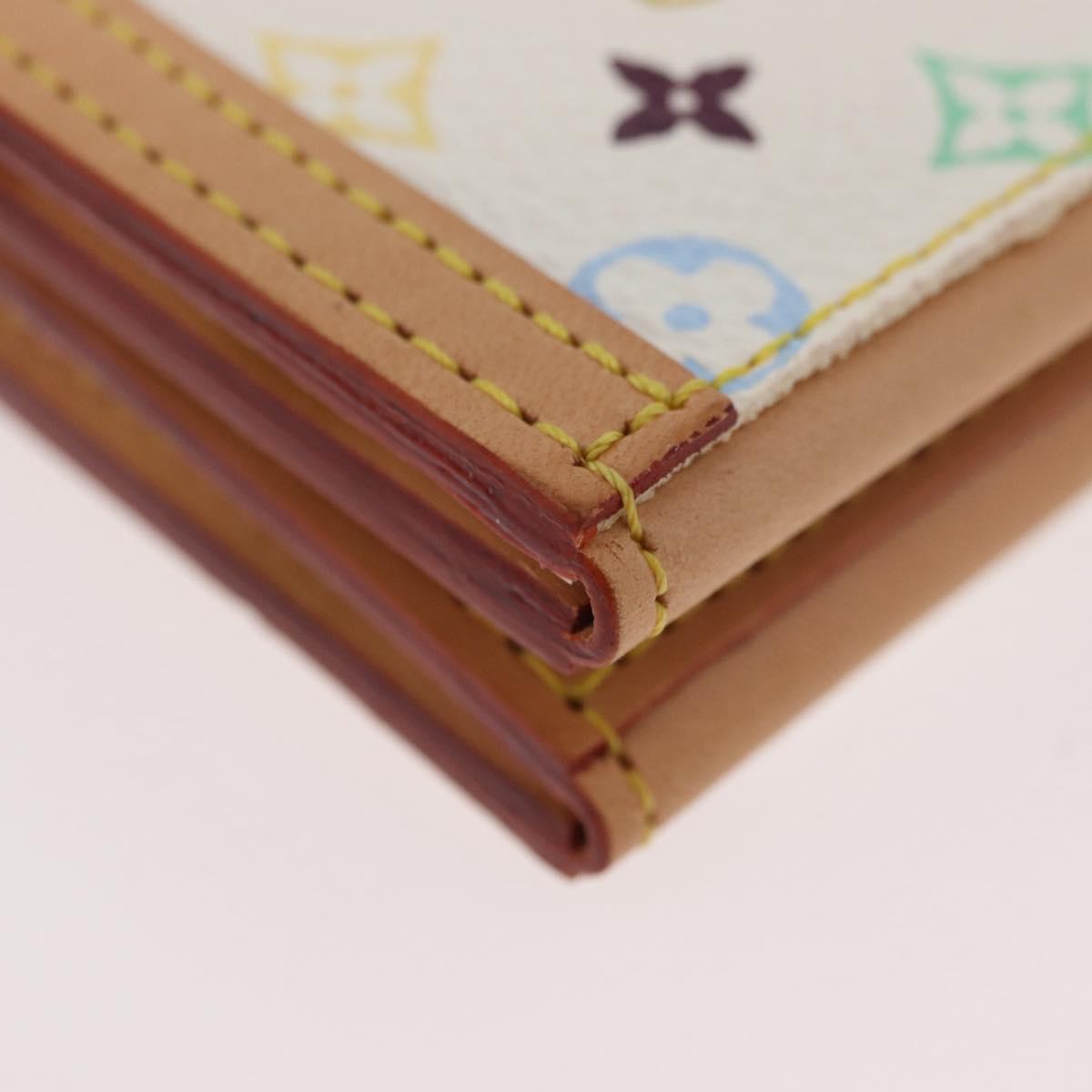 LOUIS VUITTON Multicolor Porto Photo 4 Vole Photo Case White M58005 Auth BAZ610V