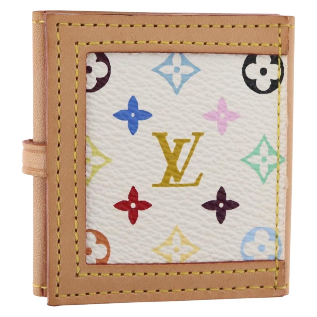 LOUIS VUITTON Multicolor Porto Photo 4 Vole Photo Case White M58005 Auth BAZ610V