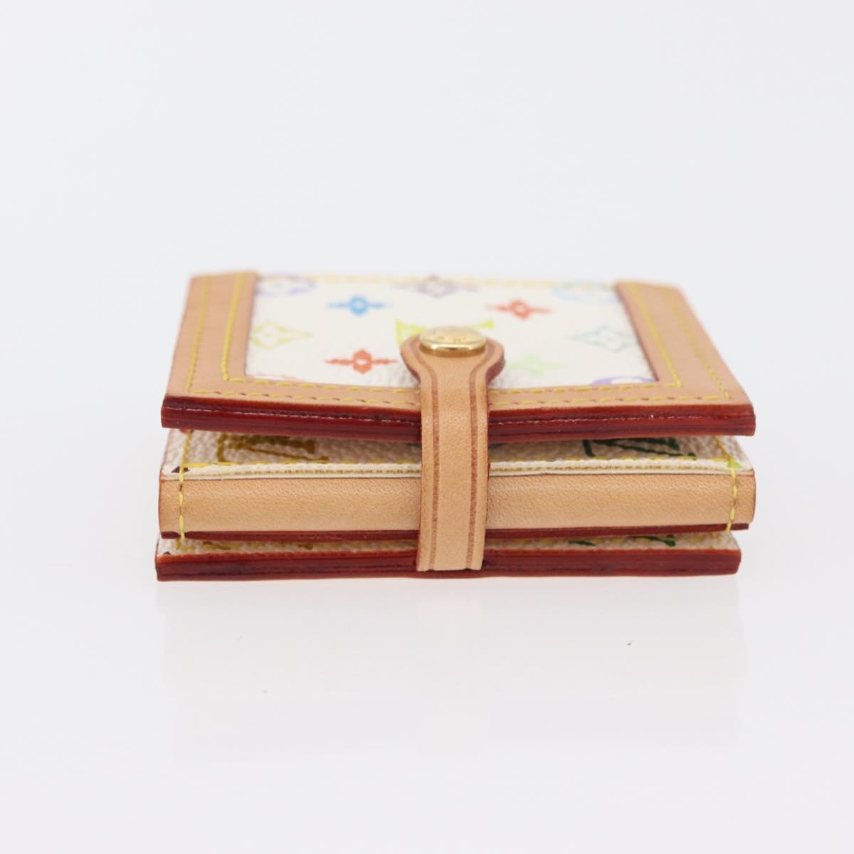 LOUIS VUITTON Multicolor Porto Photo 4 Vole Photo Case White M58005 Auth BAZ610V