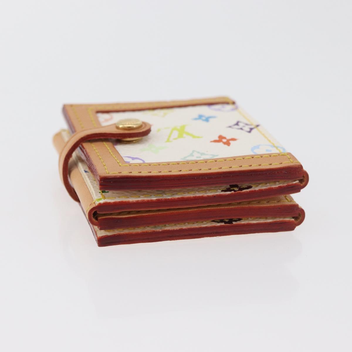 LOUIS VUITTON Multicolor Porto Photo 4 Vole Photo Case White M58005 Auth BAZ610V