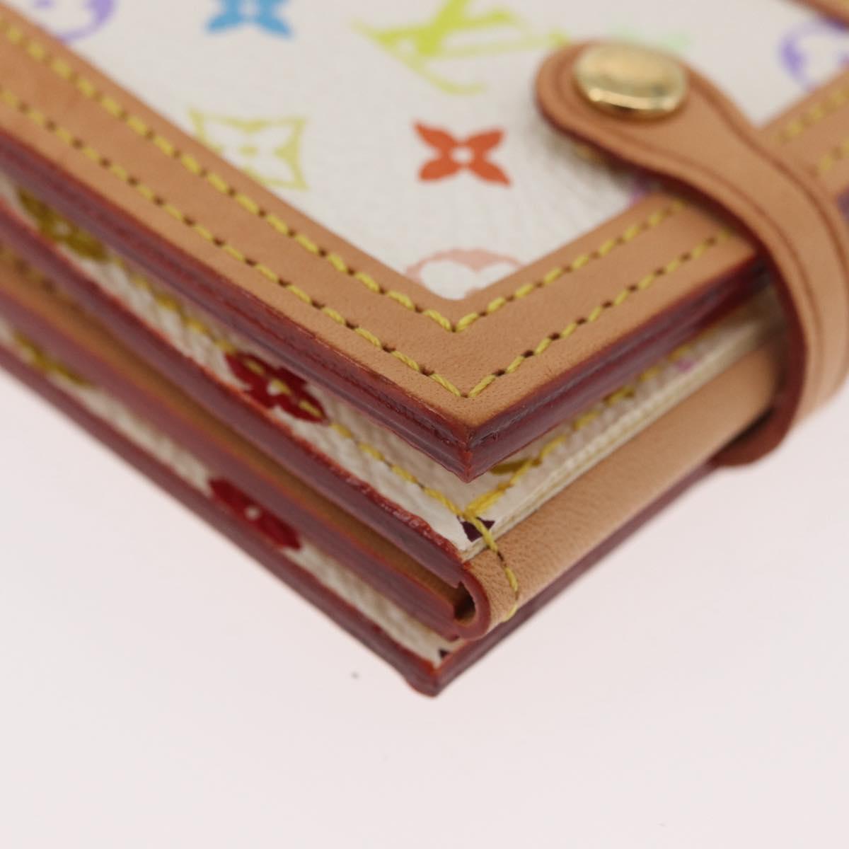 LOUIS VUITTON Multicolor Porto Photo 4 Vole Photo Case White M58005 Auth BAZ610V