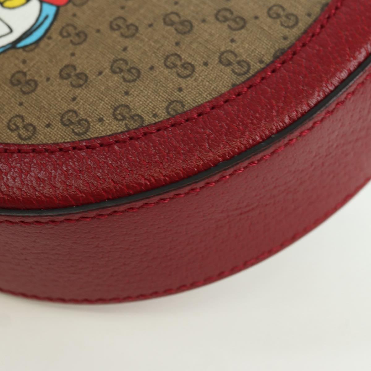 GUCCI Micro GG Supreme Doraemon x Fujiko-Pro Bag PVC Beige 625216 Auth BAZ631SM