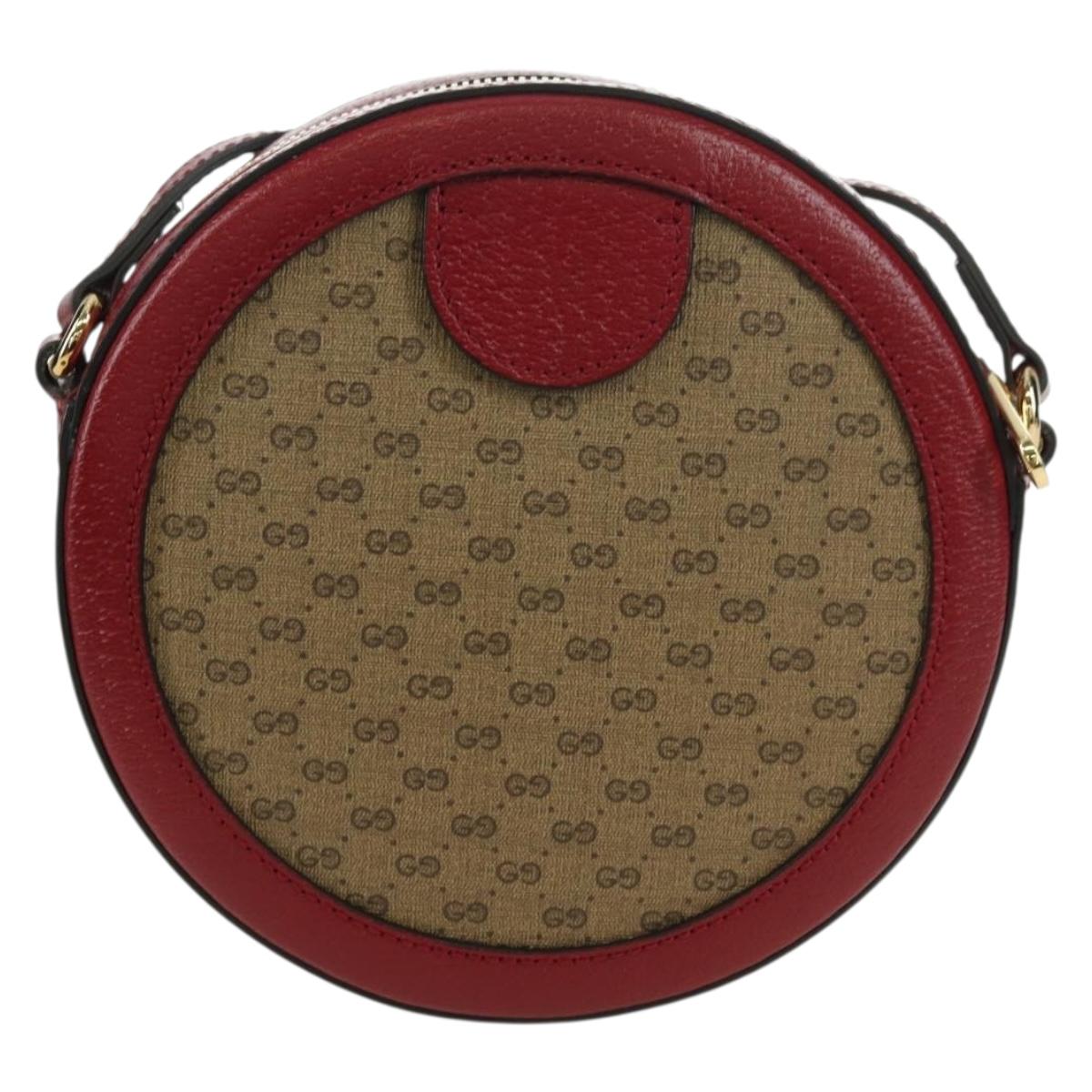 GUCCI Micro GG Supreme Doraemon x Fujiko-Pro Bag PVC Beige 625216 Auth BAZ631SM