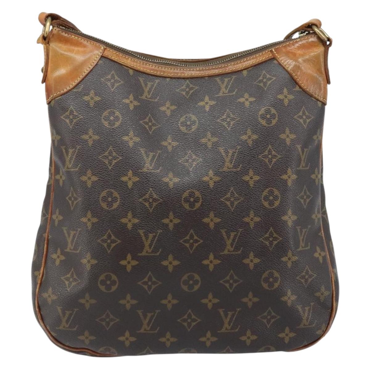 LOUIS VUITTON Monogram Odeon MM Shoulder Bag M56389 LV Auth BAZ643