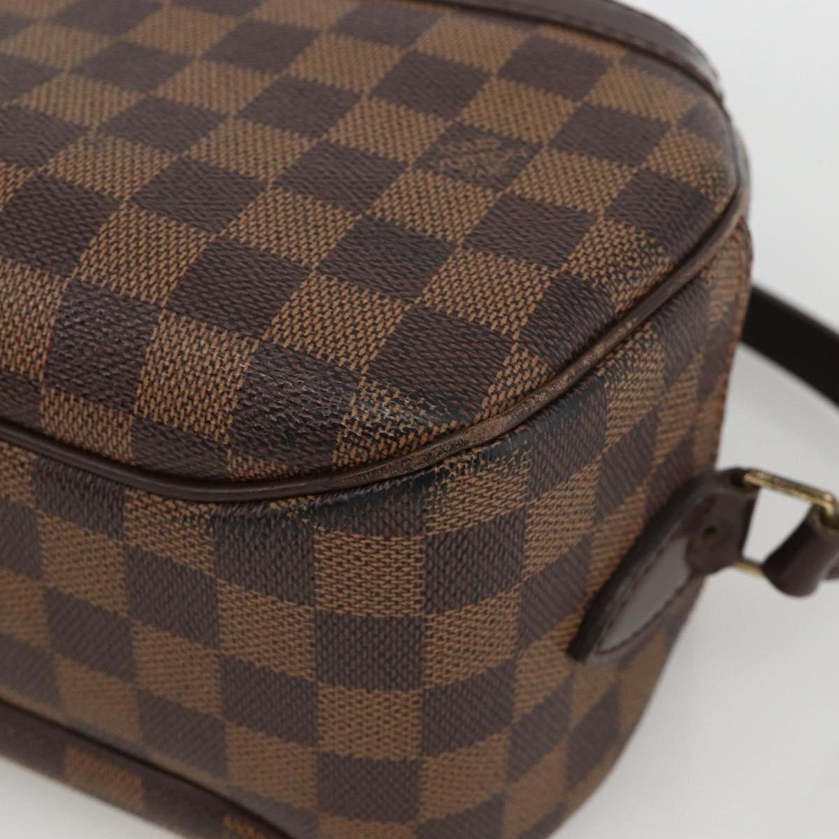 LOUIS VUITTON Damier Ebene Blois Shoulder Bag SPO N48095 LV Auth BAZ671