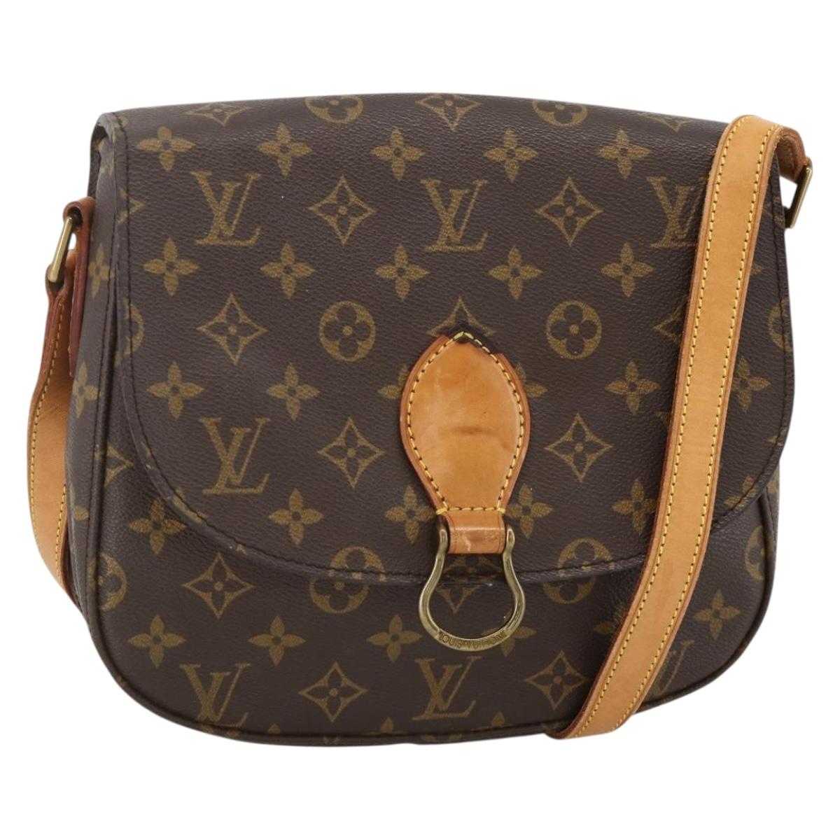 LOUIS VUITTON Monogram Saint Cloud GM Shoulder Bag M51242 LV Auth BAZ677