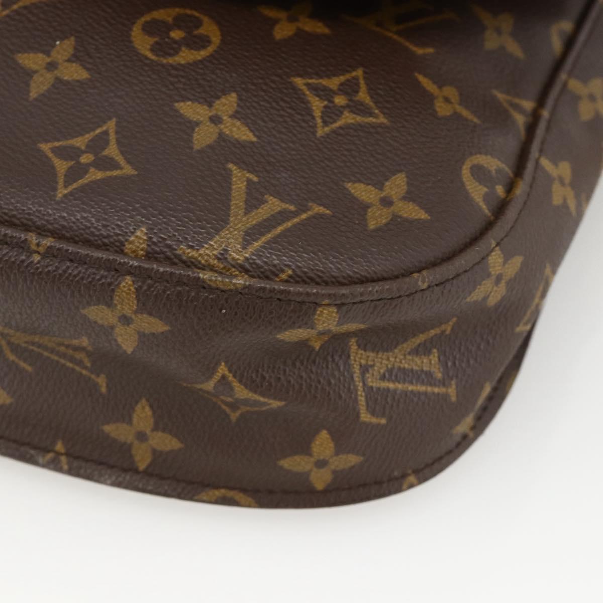 LOUIS VUITTON Monogram Saint Cloud GM Shoulder Bag M51242 LV Auth BAZ677