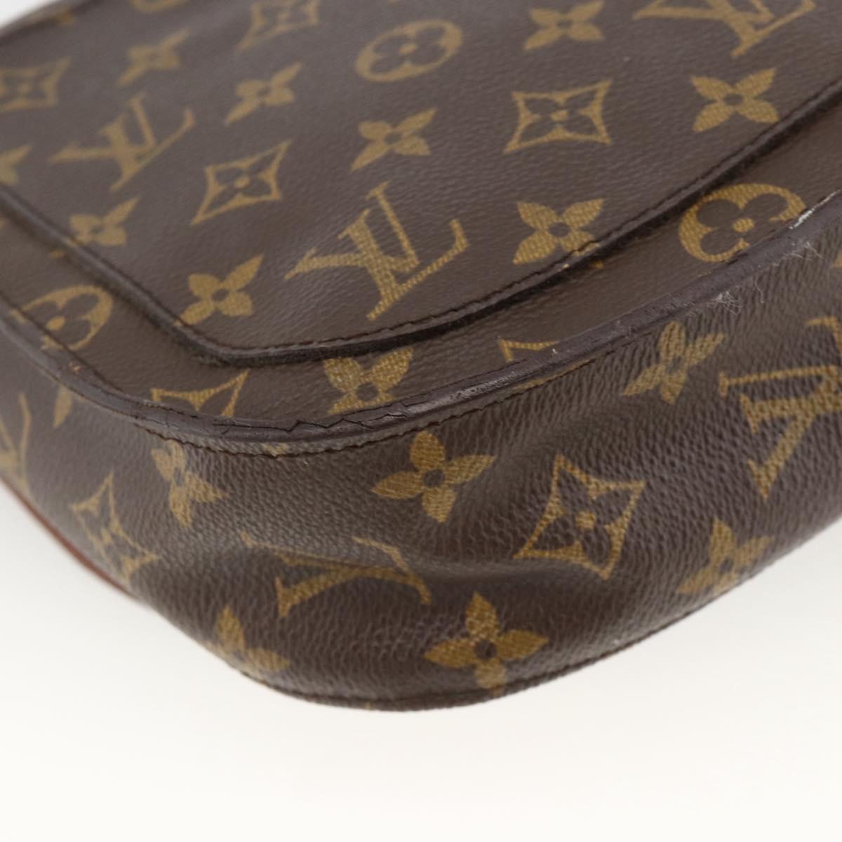 LOUIS VUITTON Monogram Saint Cloud GM Shoulder Bag M51242 LV Auth BAZ677