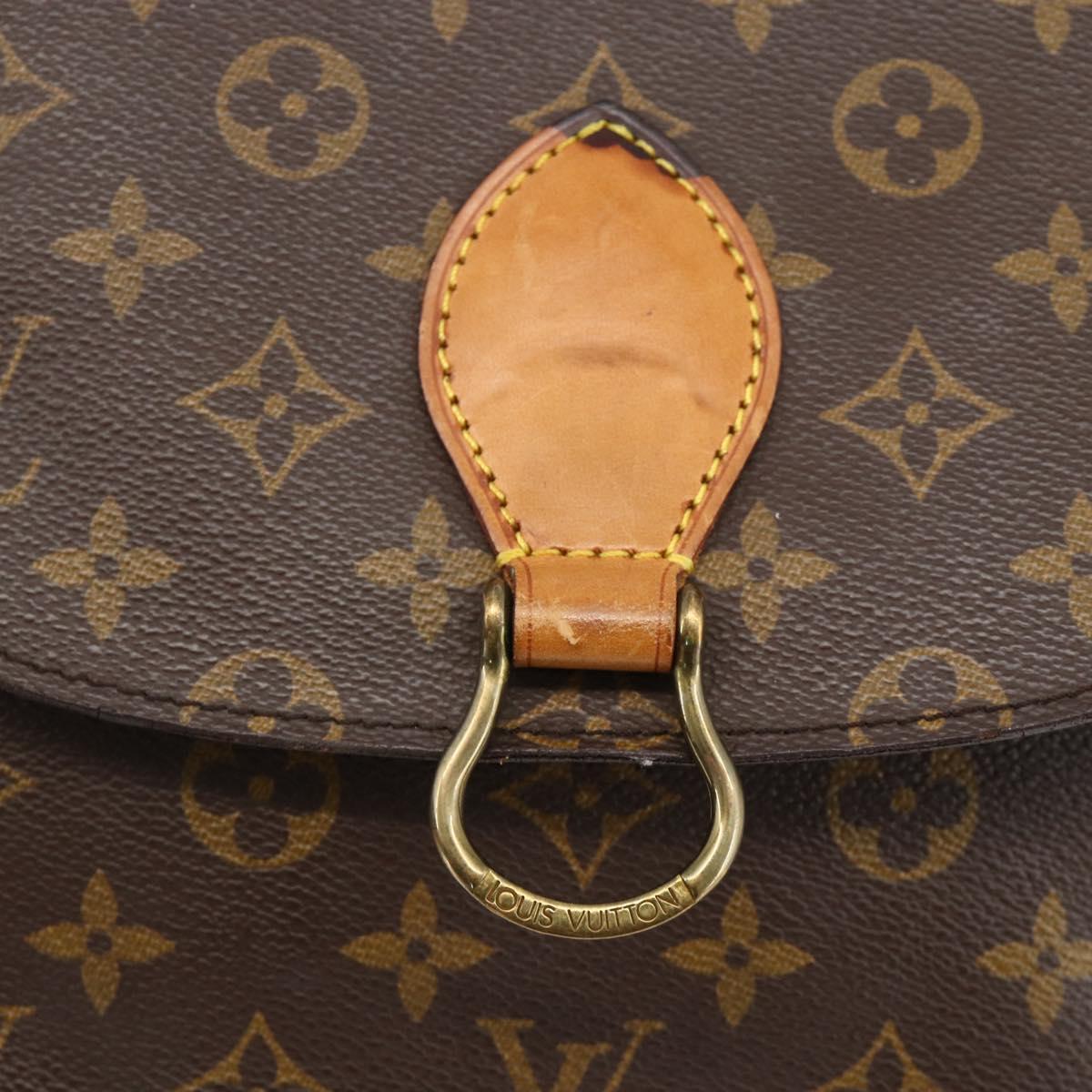 LOUIS VUITTON Monogram Saint Cloud GM Shoulder Bag M51242 LV Auth BAZ677