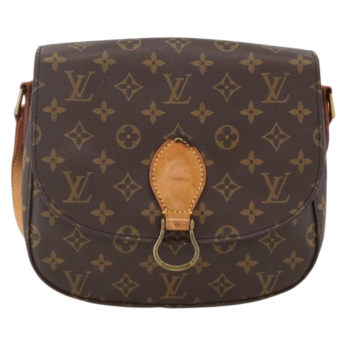 LOUIS VUITTON Monogram Saint Cloud GM Shoulder Bag M51242 LV Auth BAZ677