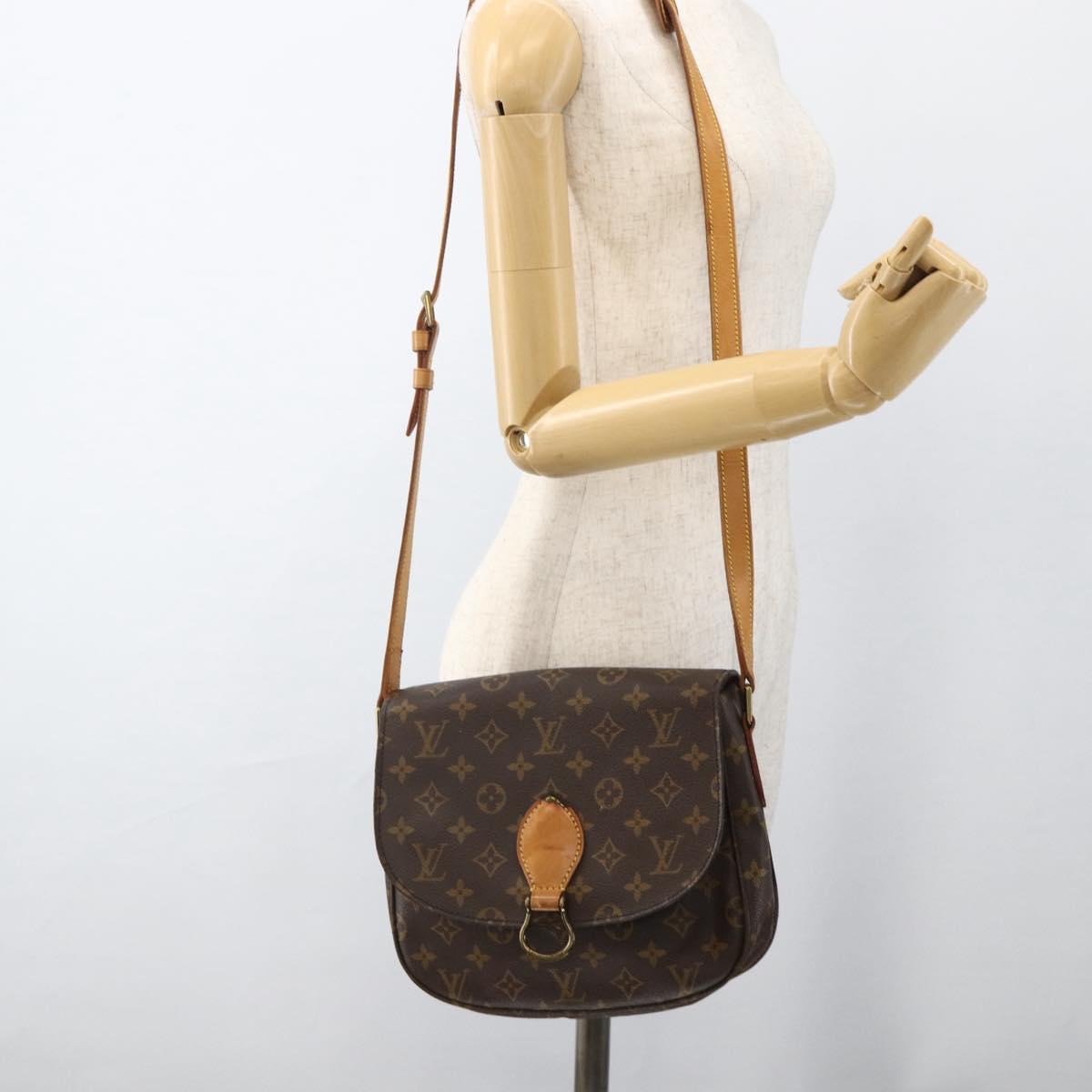 LOUIS VUITTON Monogram Saint Cloud GM Shoulder Bag M51242 LV Auth BAZ677