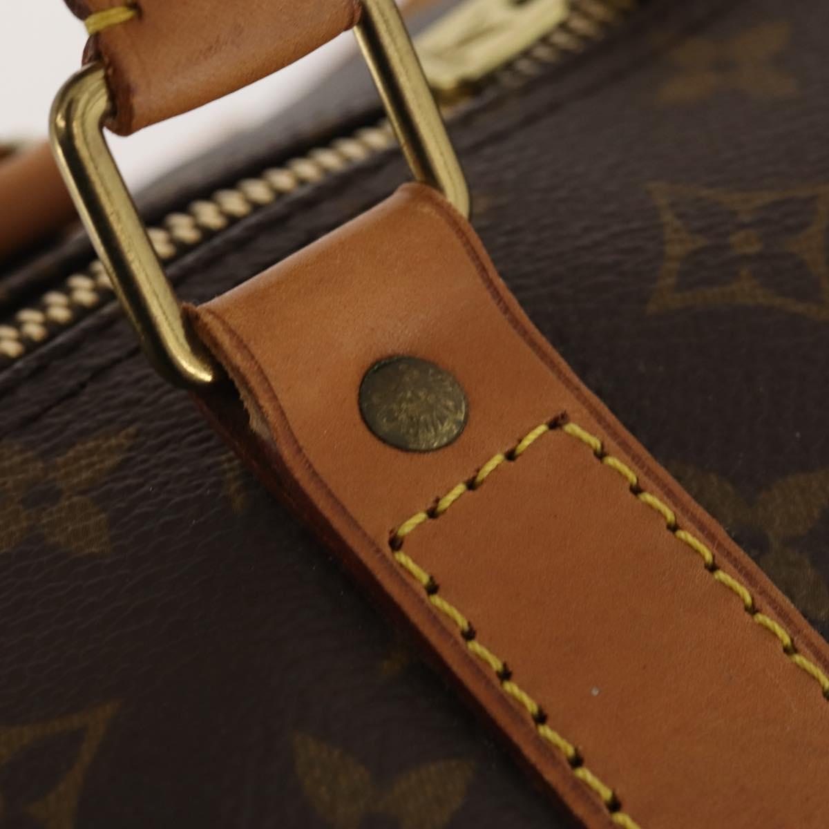 LOUIS VUITTON Monogram Keepall Bandouliere 60 Boston Bag M41412 LV Auth BAZ679A