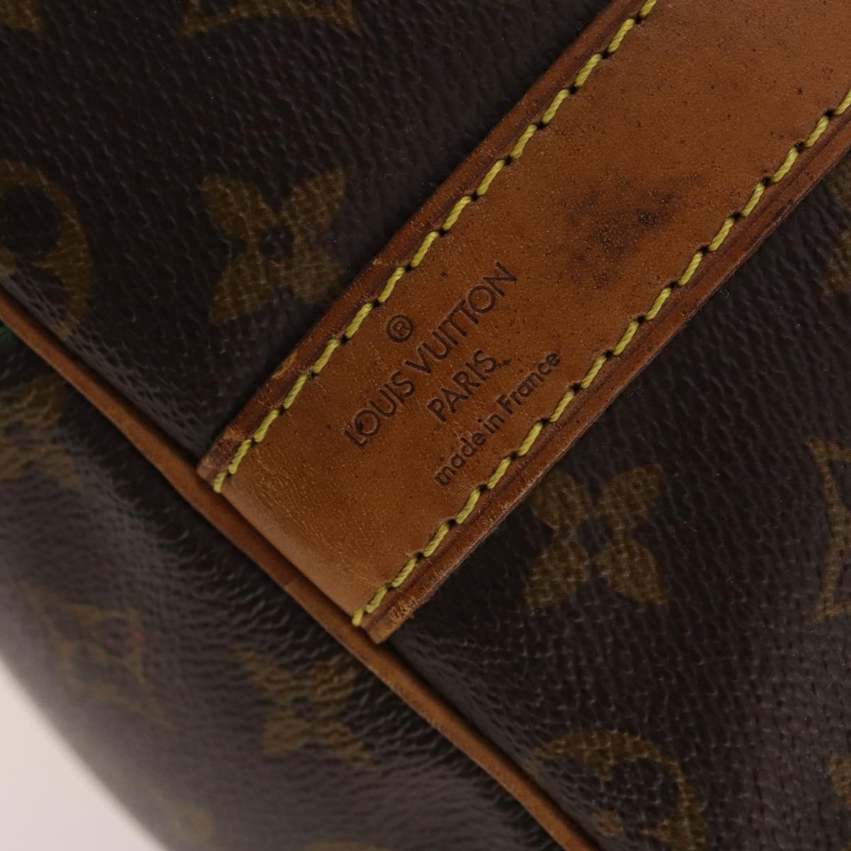 LOUIS VUITTON Monogram Keepall Bandouliere 60 Boston Bag M41412 LV Auth BAZ679A