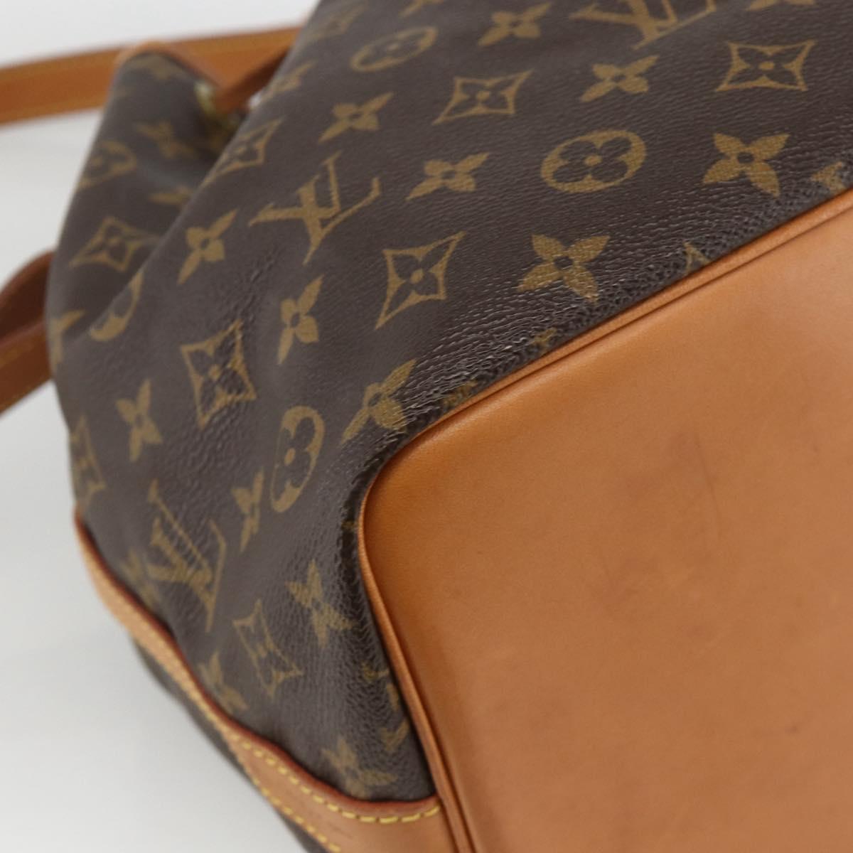 LOUIS VUITTON Monogram Petit Noe Shoulder Bag M42226 LV Auth BAZ681A