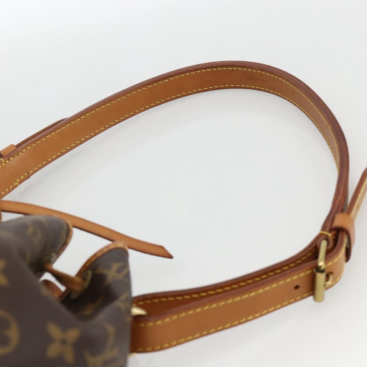 LOUIS VUITTON Monogram Petit Noe Shoulder Bag M42226 LV Auth BAZ681A